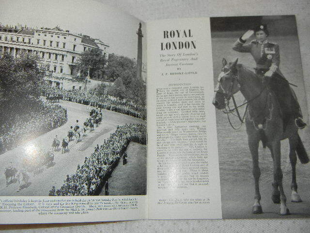 ROYAL LONDON PAGEANTRY & ANCIENT CUSTOMS PICTORIAL HISTORY BRITISH ROYALTY