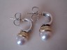 $950 DAVID YURMAN 14/K GOLD ,SS PEARL DROP EARRINGS $950