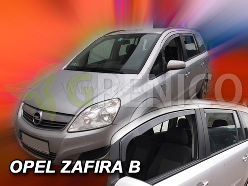 Windabweiser OPEL ZAFIRA B 5-türer 2005-2014 4-tlg HEKO dunkel Regenabweiser