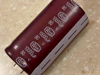 2pc 10000uF 80V LELON Radial Snap In Electrolytic Audio Capacitor LSG series