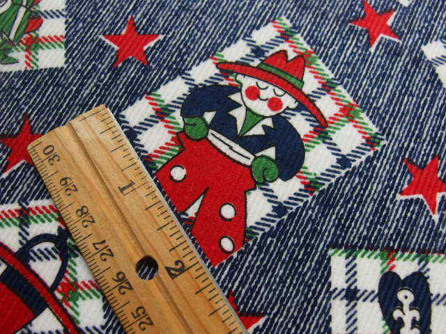 America vintage  Corduroy fabric 