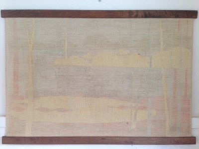 Tom Tru Silk Print Wall Hanging Tapestry- Evelyn Ackerman Era