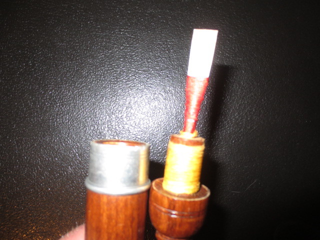ROSEWOOD PRACTICE CHANTER WITH ONE REED NOS