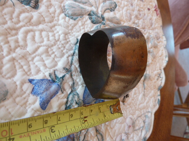 Vintage Leather or Cloth Heart Shaped Punch