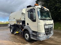 2017 67 DAF LF 230 E6 16T Johnston VT651 dual sweep road sweeper 79kms