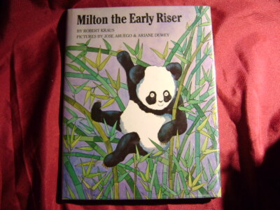 Kraus, Robert. Milton the Early Riser. Inscribed with drawing by the illustrator