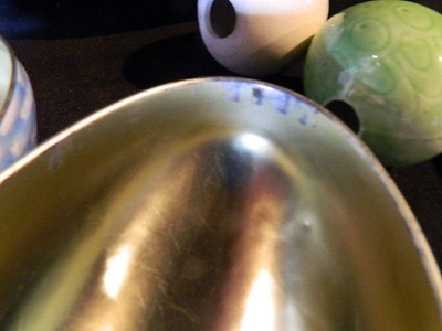 Mars Easter egg Candy tin Dove Chocolate ceramic eggs & Marble egg