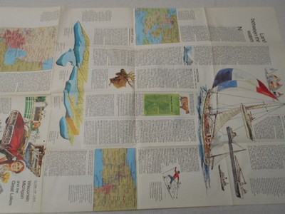1973  MAP OF WISCONSIN MICHIGAN AND THE GREAT LAKES NATIONAL GEOGRAPHIC (57)