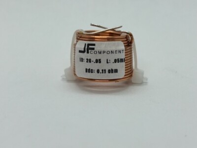JFcomponents 0.05mH audio inductor coil 20 gauge air core coil for crossovers 