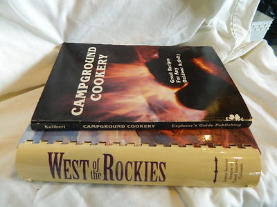 1994 West of the Rockies cookbook First Edition, 1989 Campground Cookery