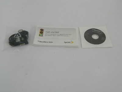 New Blackberry 9670 Manuals, User Tools Disk, and Stereo Headset
