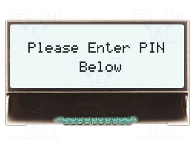  16x2  COG,FSTN Positive Display: LCD  alphanumerisch  LED  weiß 