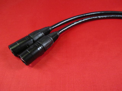 3 ft CAT 5e STP Shielded Ethernet Black Cable w/Neutrik EtherCon RJ45 plugs.
