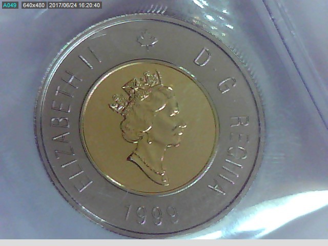 1999 Canadian Two Dollar Twoonie ICCS MS 65 Mule