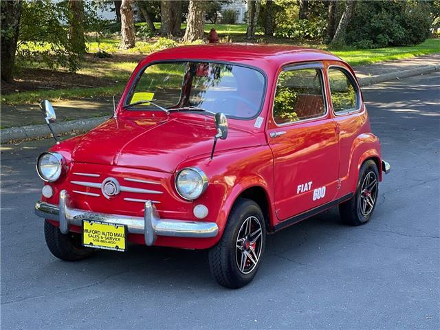 1958 Fiat 600  Red  Manual 46,221 Miles