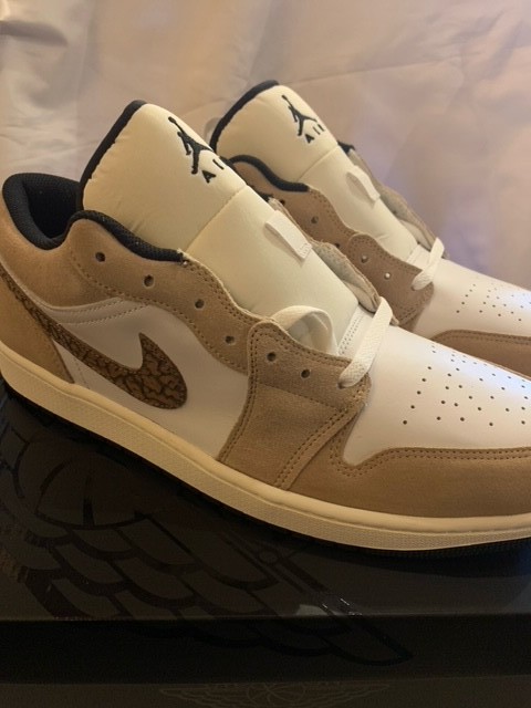 靴 Nike Air Jordan 1 Low SE \"Brown Elephant Jordan 1 Low SE Brown Elephant Men's - DZ4130-201 - US