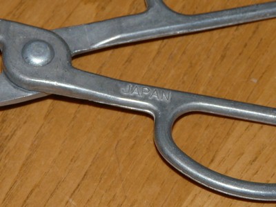 Vintage Aluminum Meatball Tongs Clamp Meat Baller Scoop Melon Ball Maker - Japan