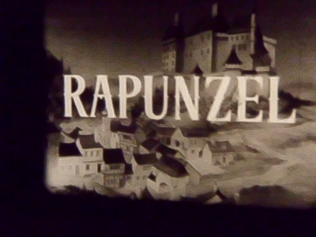 MARIONETTE  RAPUNZEL 16MM ENGLISH ANIMATIONS WONDERFUL RARE B&W IN ENGLISH