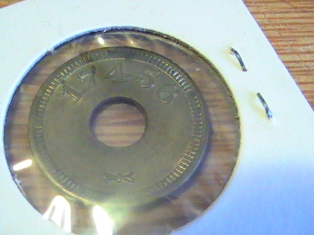 TOKEN GOOD FOR 25 CENTS IN TRADE TOKEN 17456 BRASS