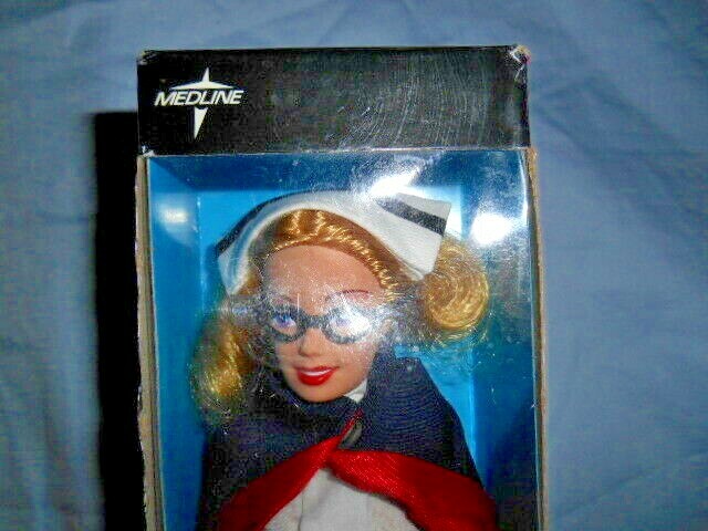 Medline HTF NIB NOS Alice RN Nurse Career Blond Doll in Traditional Uniform
