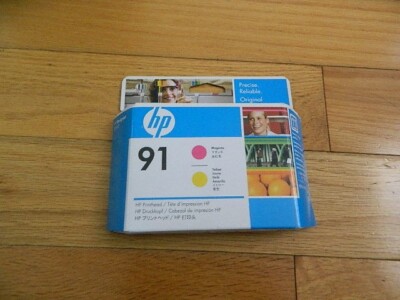 2011 GENUINE HP #91 Magenta/Yellow PRINTHEAD C9461A DESIGNJET Z6100 FACTORY SEAL