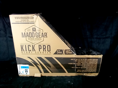 Madd Gear Kick Pro 5" Stunt Scooter 206-770 black gray 19" x 5"