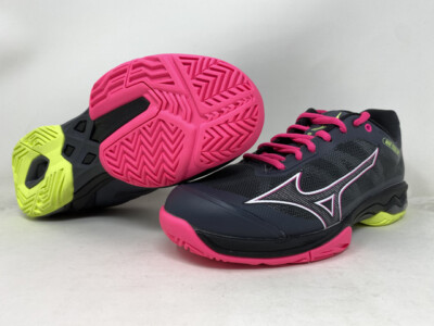 

Mizuno Womens Wave Exceed Light Tennis Shoes, Ebony/Pink Glo