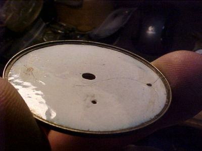 42.5mm Patent Chronograph snap on pocket watch dial