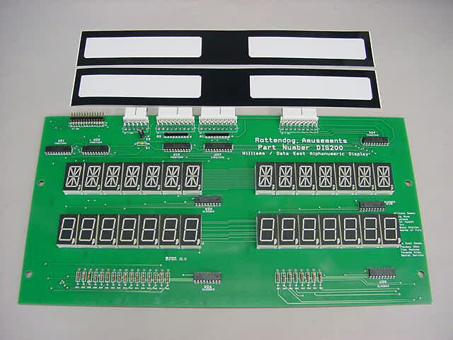 Cyclone DIS200 Williams 7 Digit AN Display Blue LED Display Board for Pinball