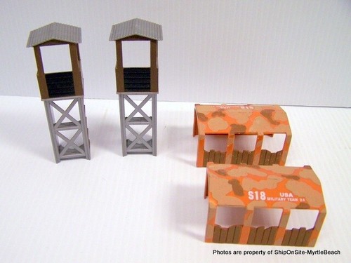 Lot of 51 Military Bridges, Towers, And Accessories  **Free S&H**