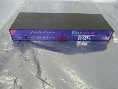 Rose Electronics UPL-8U Ultra View Keyboard Monitor Mouse Switch 452349