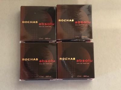 Lot of 4 vials Absolu EDP by Rochas 0.06 oz
