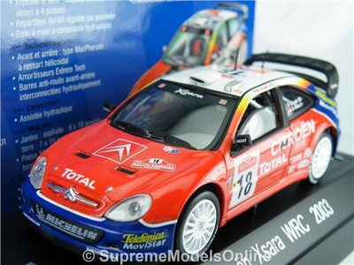 CITROEN XSARA WRC 2003 RALLY MODEL CAR 1:43 SCALE SOLIDO 1592 LOEB ELENA K8Q