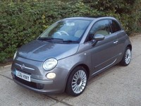2011 Fiat 500 1.2 Lounge 3dr Grey 46k Miles Years MOT Warranty HATCHBACK Petrol 