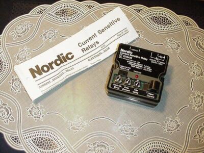 Nordic Current Sensitive Relay 3313A12 Start-Up Delay, OverCurrent, Trip Delay 