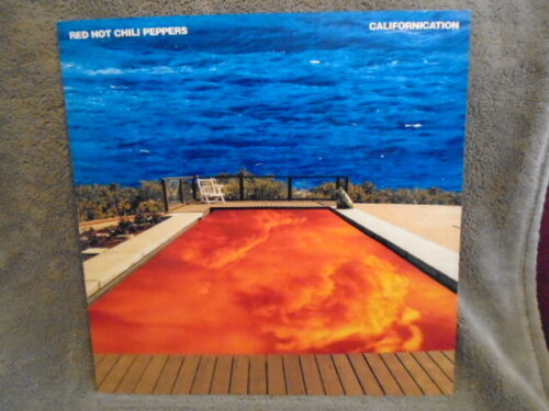 RARE PROMO Red Hot Chili Peppers LP FLAT POSTER Californication JOHN FRUSCIANTE 