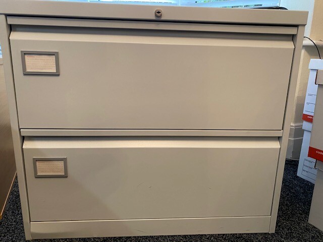 2 Drawer Wide Metal Filing Cabinet In Poole Dorset Gumtree