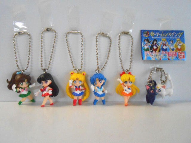 Sailor Moon small Figure swing set of 6 Anime key chain