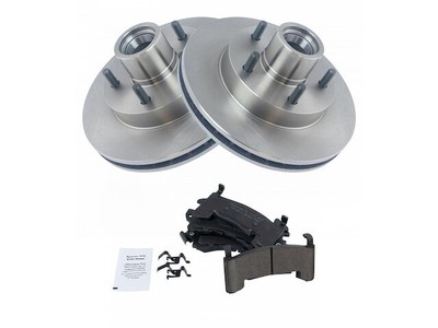 Front TRQ Brake Pad and Rotor Kit fits Chevy Blazer 1995-1997 RWD 83SMDV