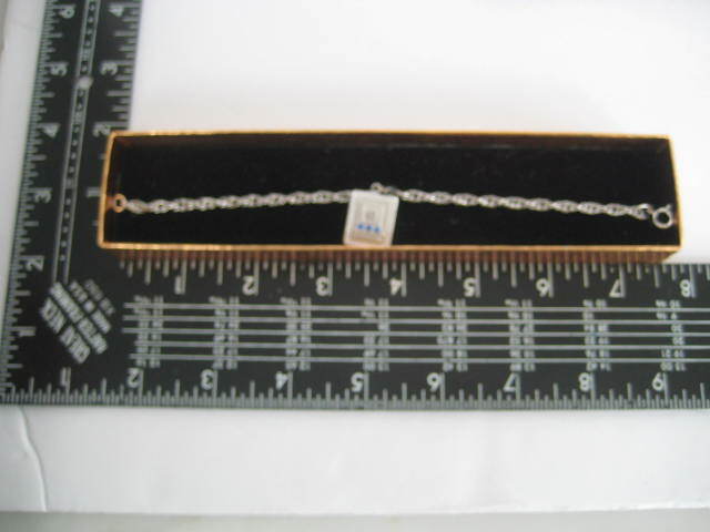 General Motors GM Truck & Bus 15 Year BRACELET 1/10 10KT White-GP Employee Award