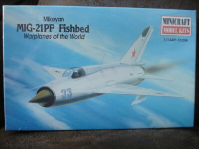 1/144 Minicraft Mig-21PF Fishbed scale model kit 14426 sealed