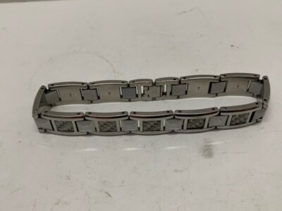 SHR Stainless Steel and Tungsten With Carbon Fiber Bracelet