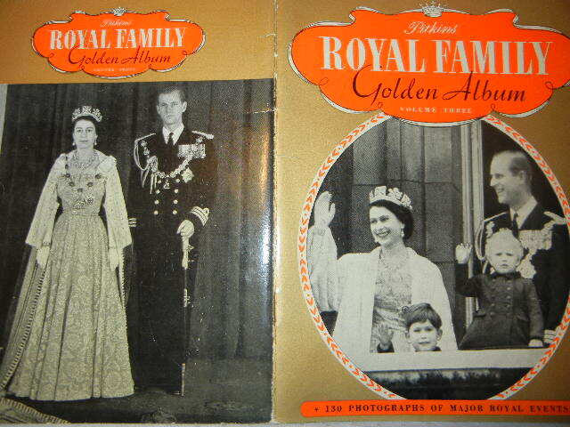 ROYAL FAMILY  GOLDEN ALBUM X 2 + ROYAL FAMILY ALBUM BRITISH ROYALTY 1953-79