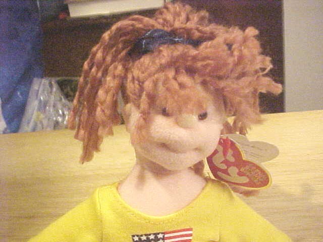 TY Teenie Beanie Bopper American Millie Collection 8” Plush Doll DOB 7/4 Retired