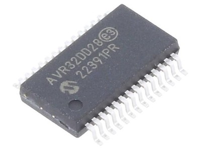 AVR32DD28-I/SS IC: AVR microcontroller EEPROM: 256B Static RAM: 4kB Flash: 32kB