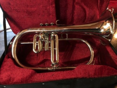 5V NEW Genuine Bach Silver Flugelhorn Mouthpiece Ships Fast!