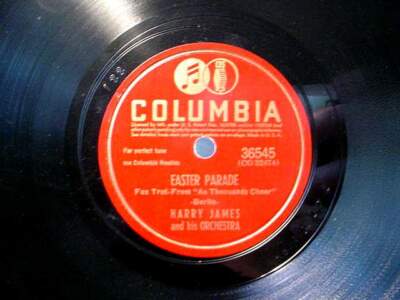 HARRY JAMES & ORCH. 78 RPM Easter Parade / Crazy Rhythm