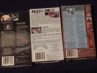 A Little Inside + Big Ideas + Lost in the Barrens (VHS x 3) *NEW*) Free Ship.)