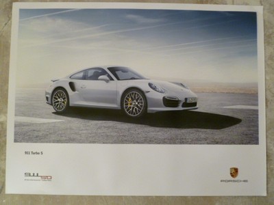 2002 Porsche 911 Carrera Cabriolet Showroom Advertising Poster RARE Awesome L@@K