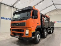 Volvo FM12 380 8x4 Flatbed Brick Grab
